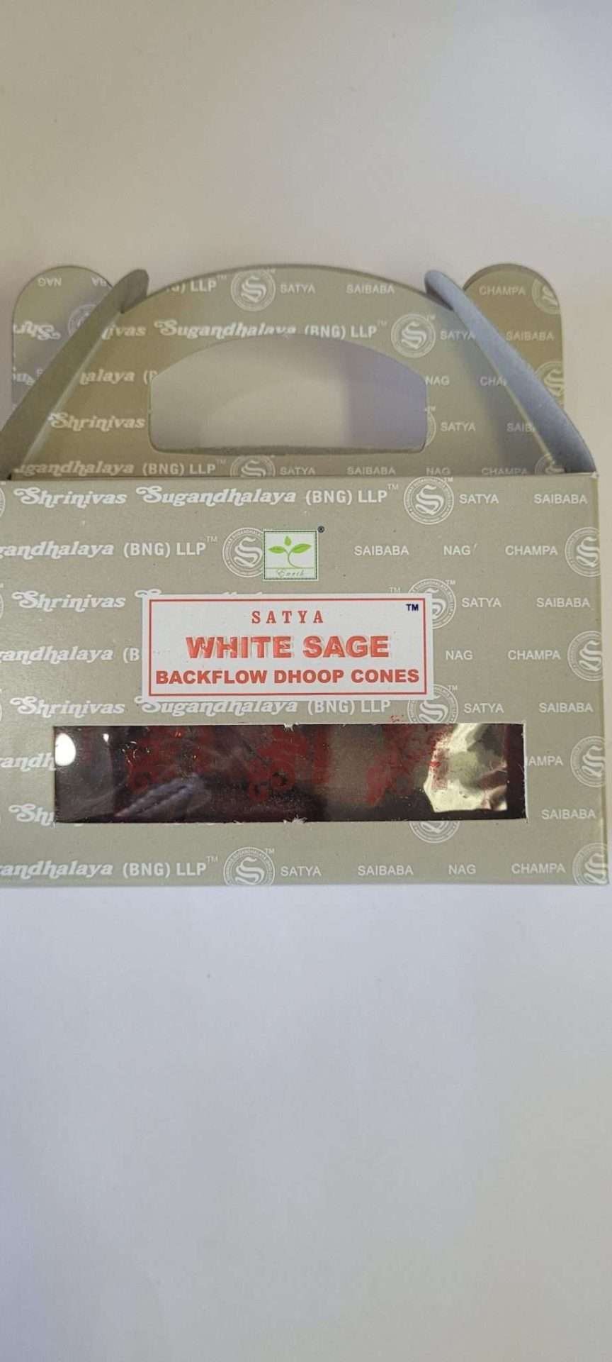 White Sage Backflow Dhoop cones