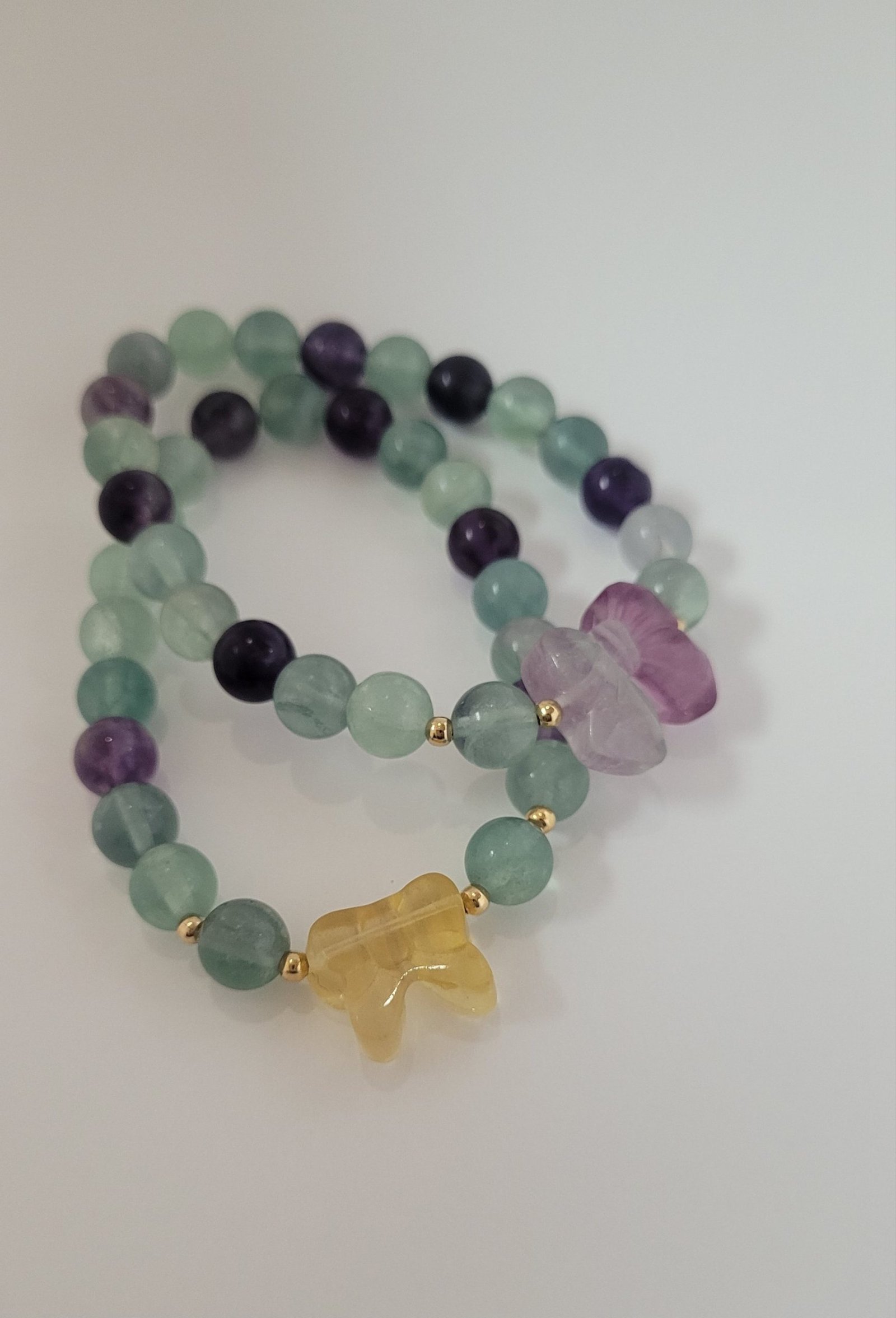 Flourite Bow Bracelet