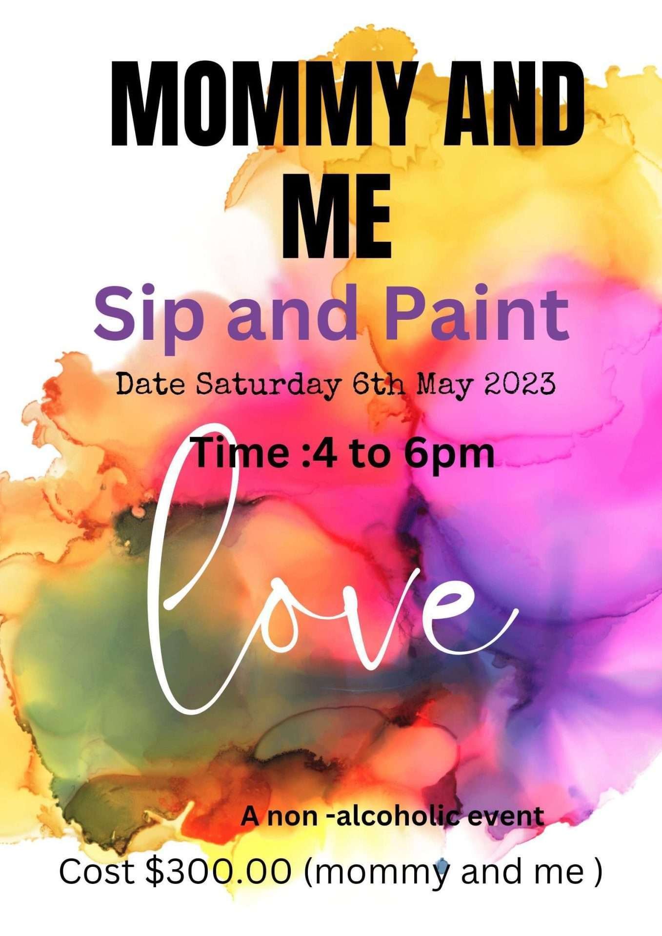 Mommy and Me Sip and Paint