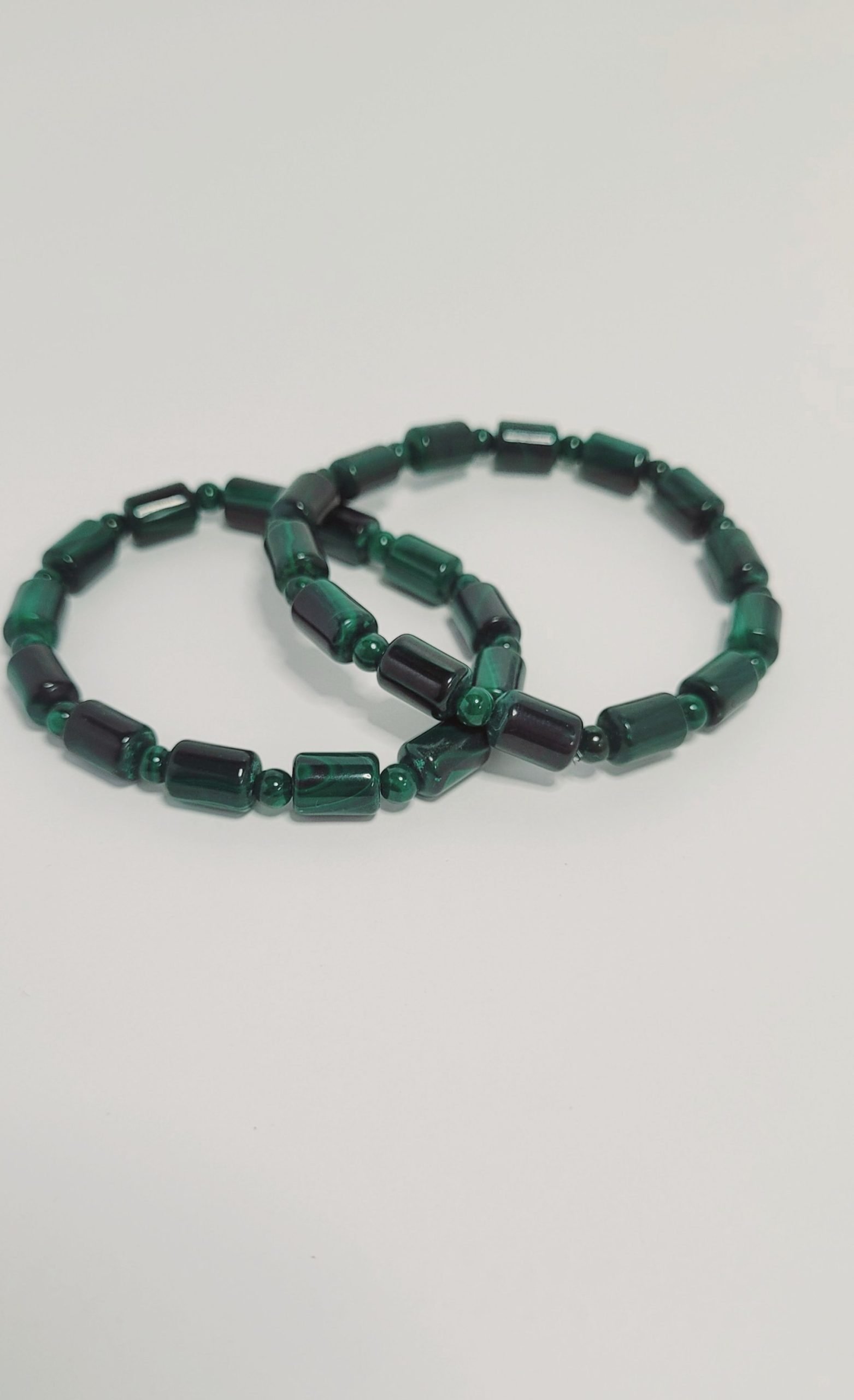 Malachite Barrel bracelet