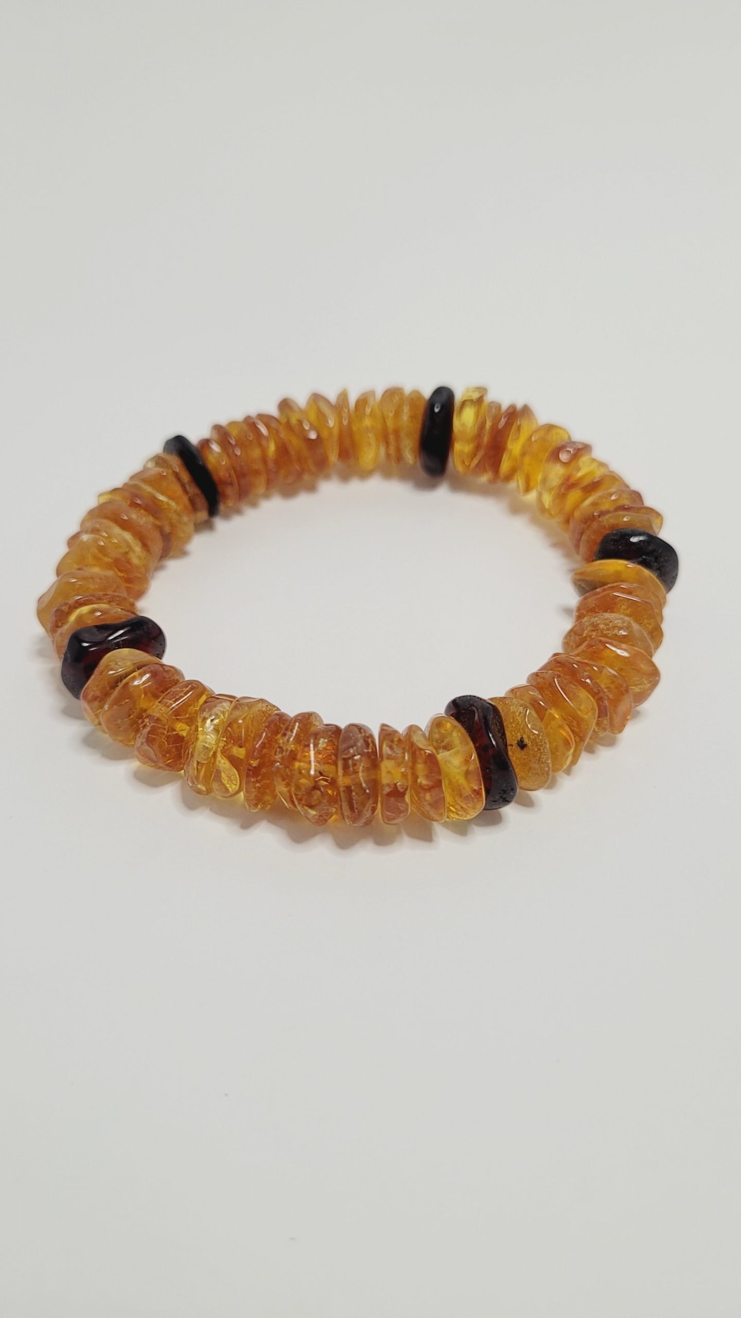 Baltic Amber large chip bracelet