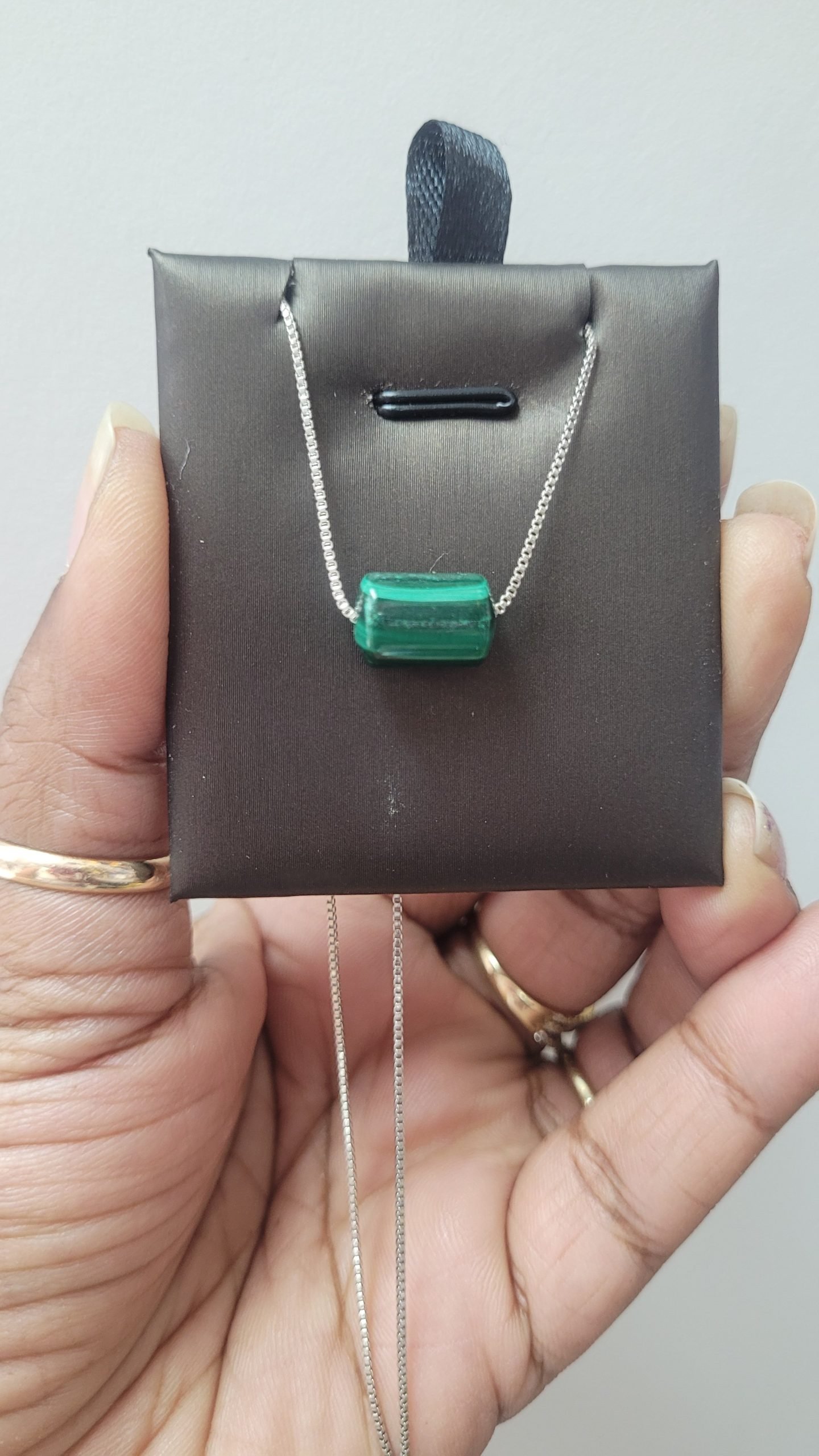 Malachite necklace