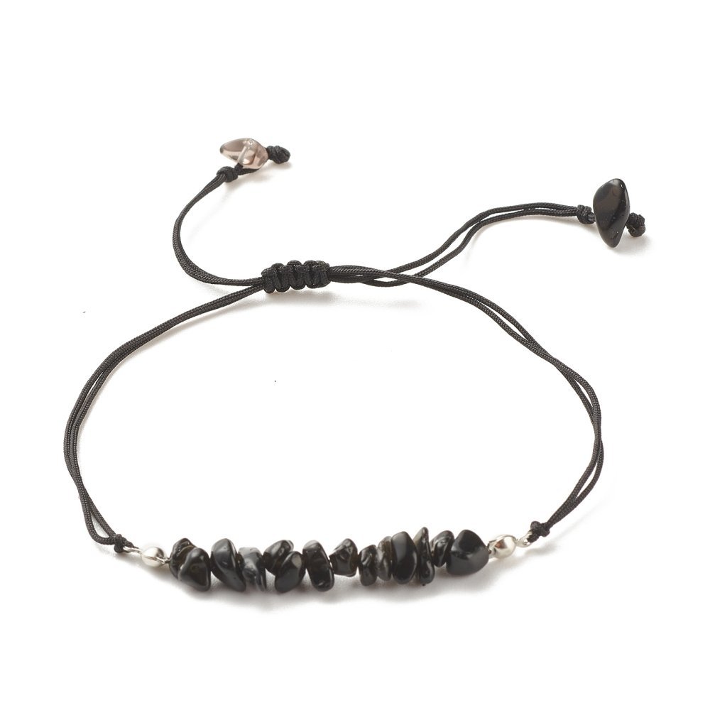 Black Obsidian Chip bracelet