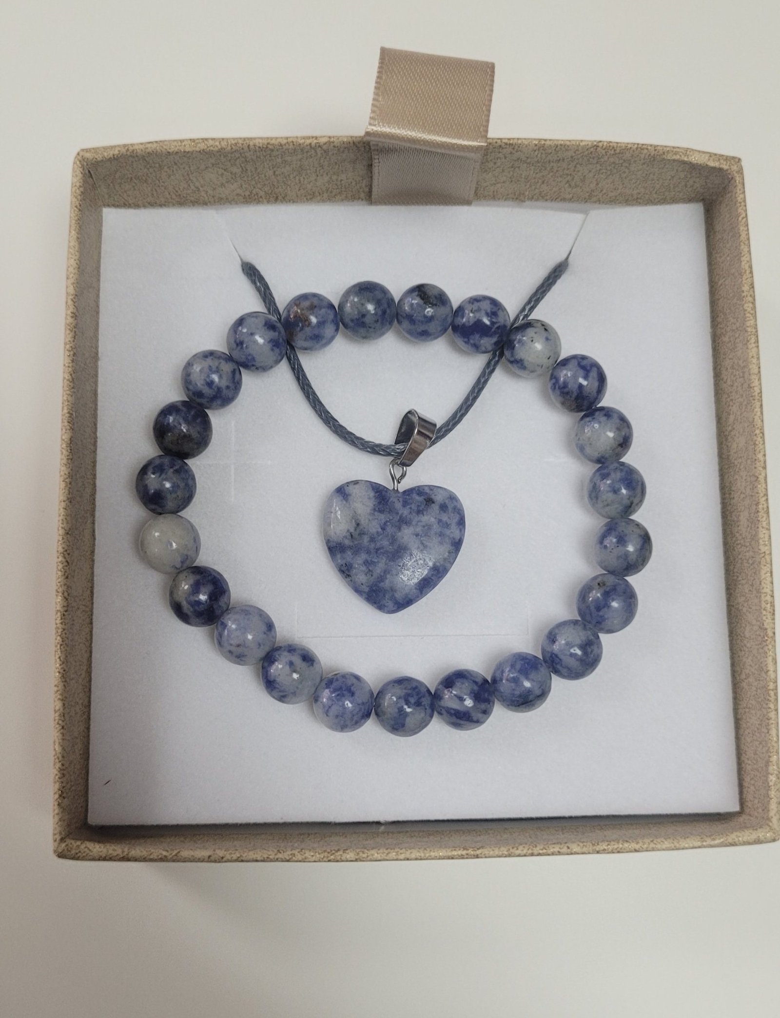 Blue spot jasper  set