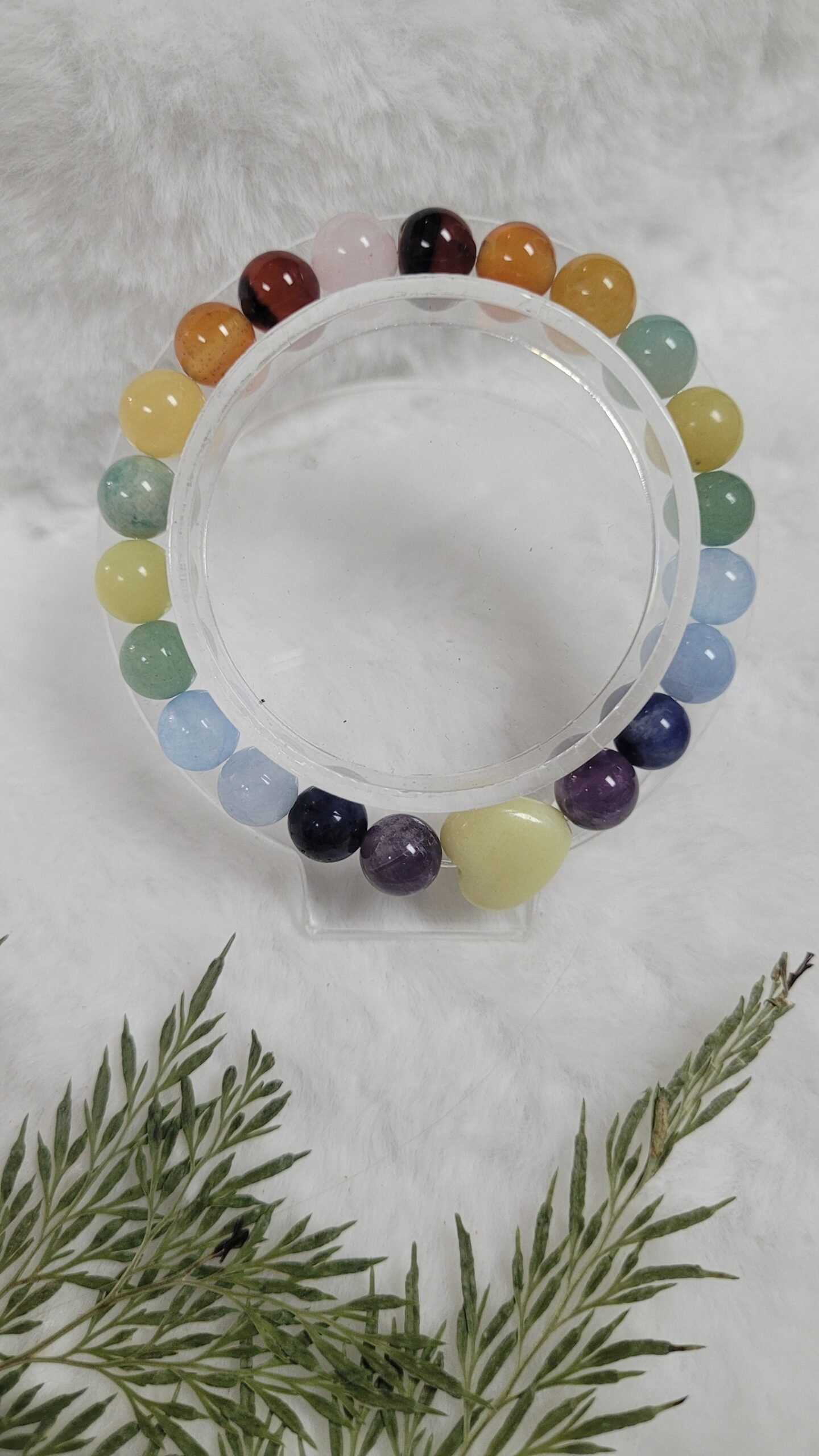 Holi Inspired Gemstone Bracelet