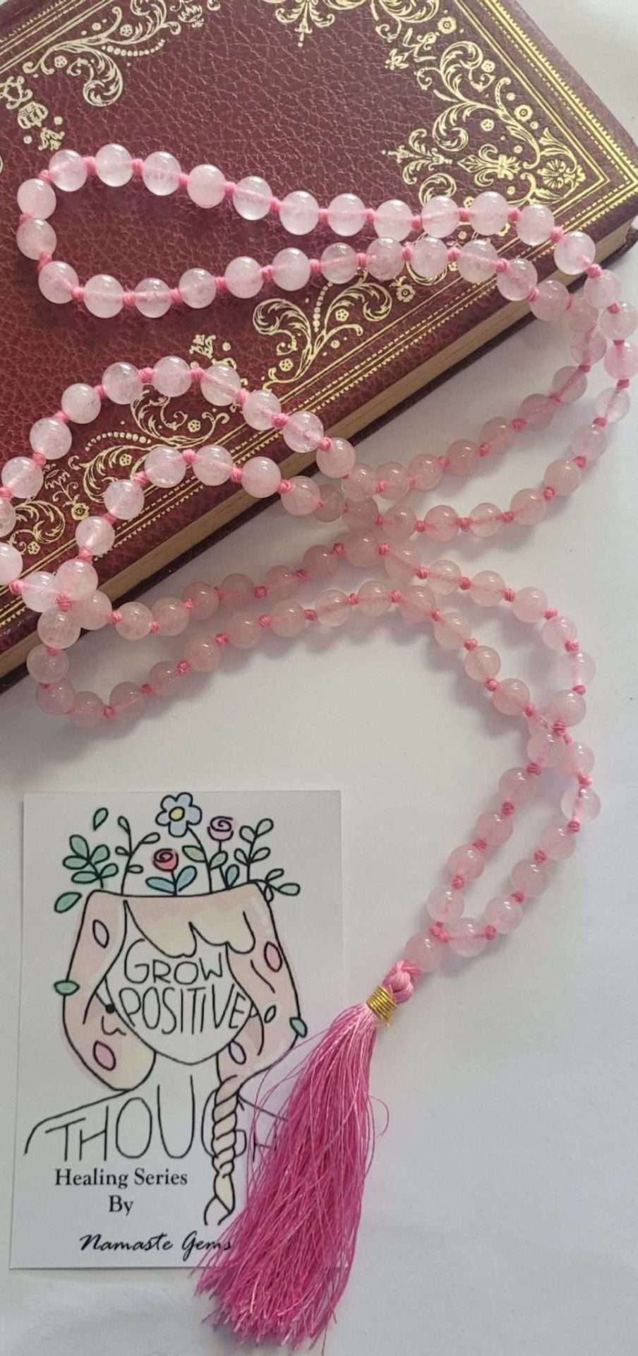 Rose quartz 108 mala