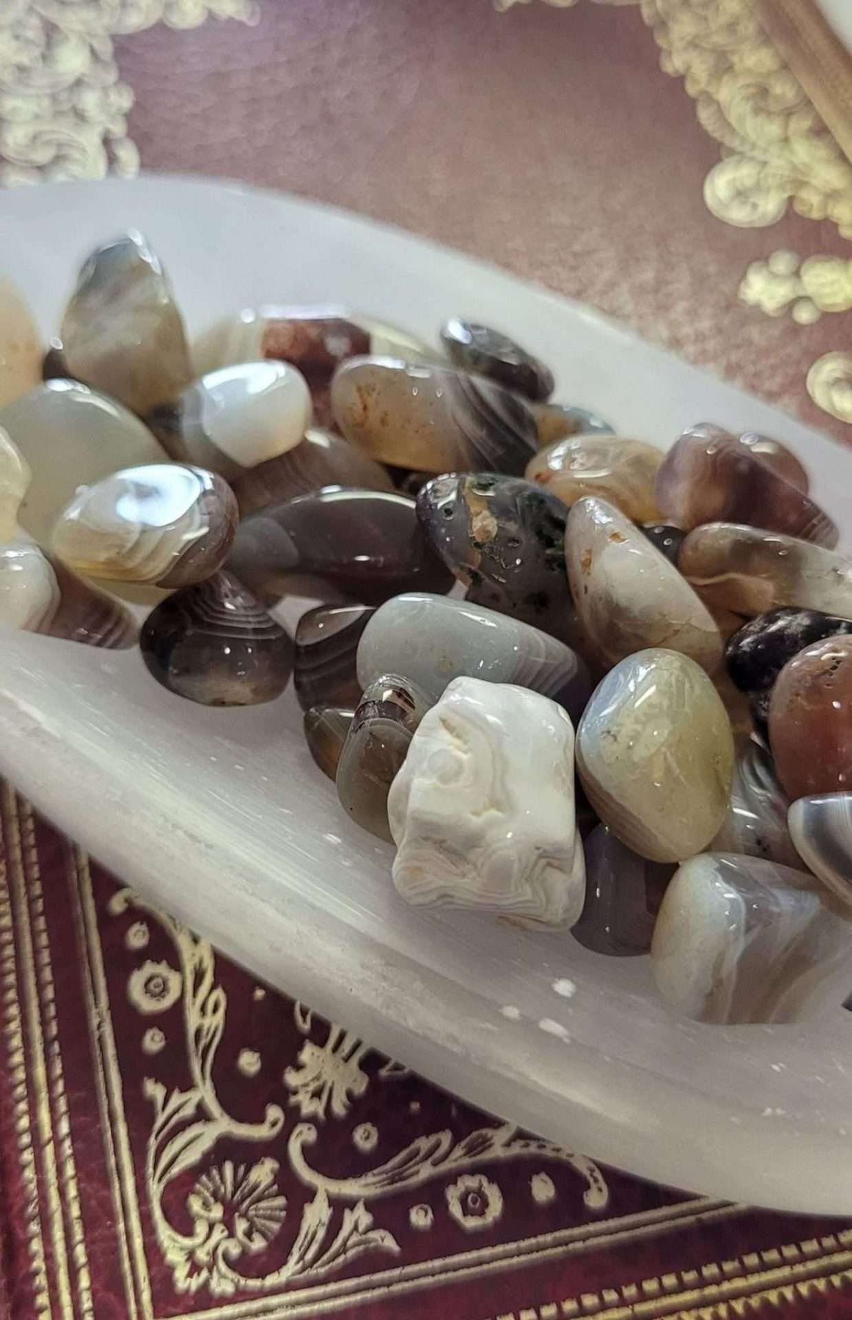 Mini agate tumbles