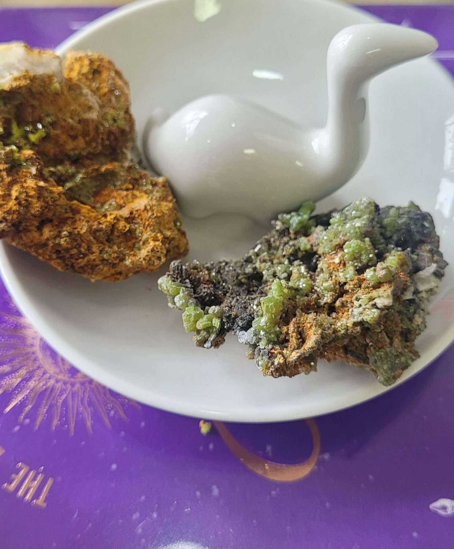 Pyromorphite clusters