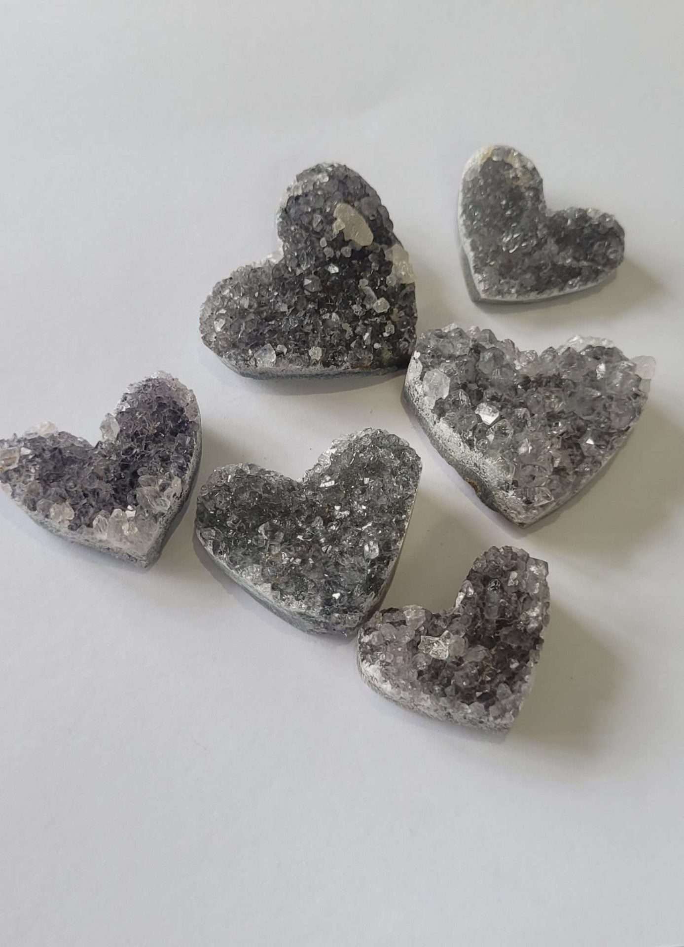 Black Amethyst heart