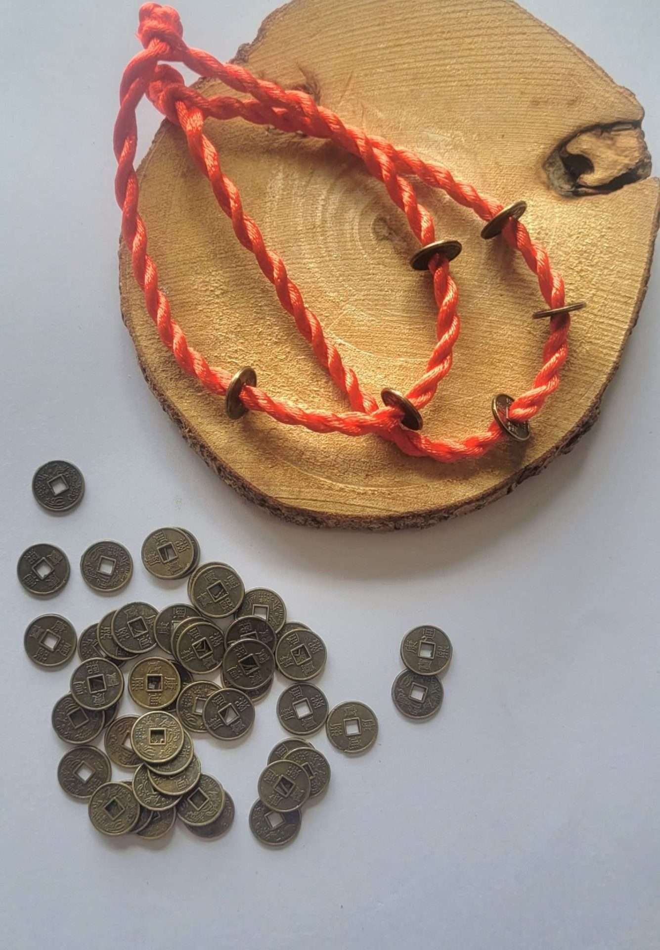 Chinese coin bracelet