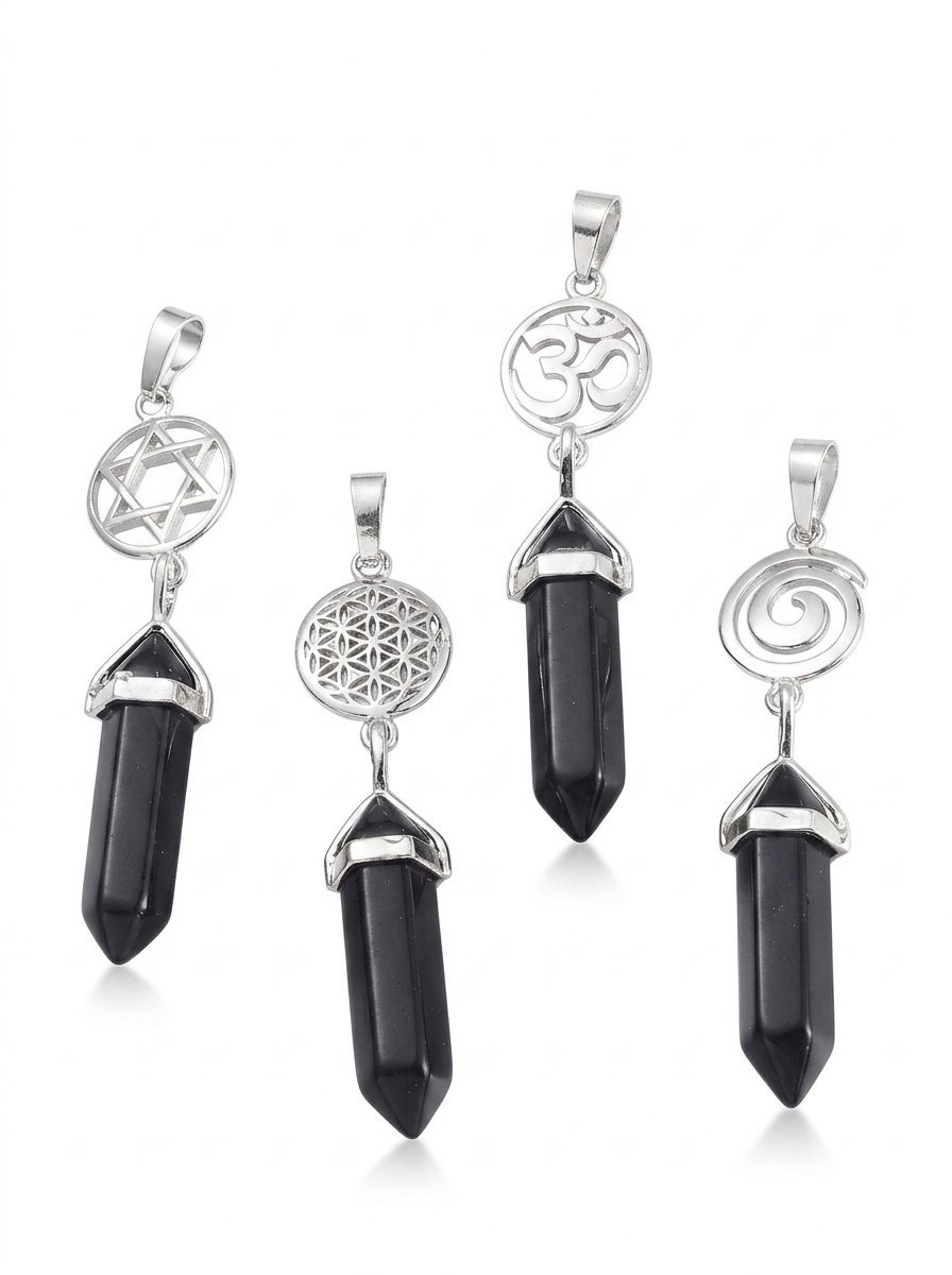 Double point necklace