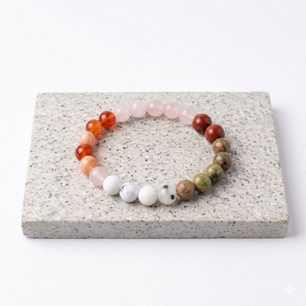 Fertility/Postpartum Gemstone Bracelet