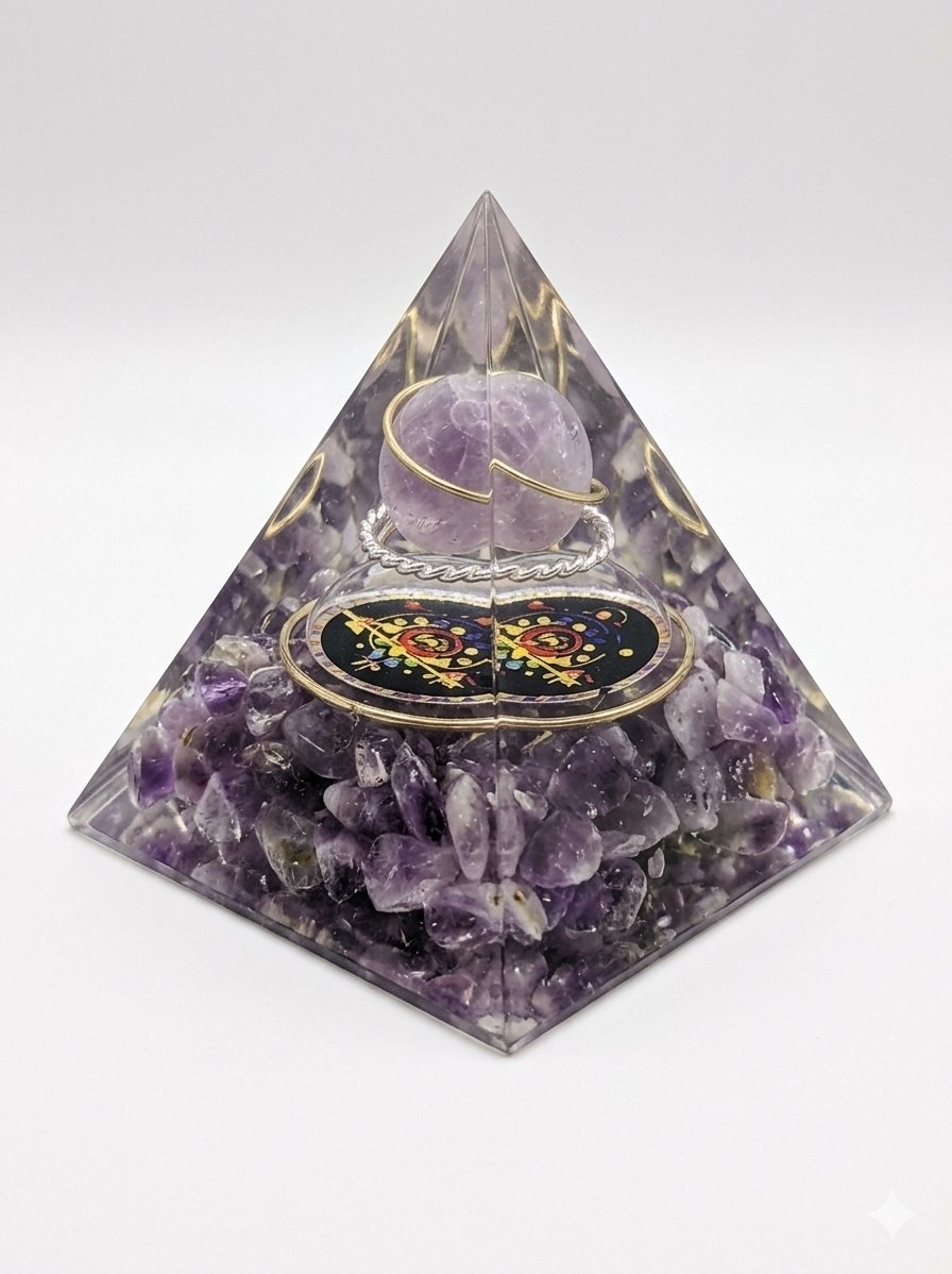 Amethyst Sphere Organite