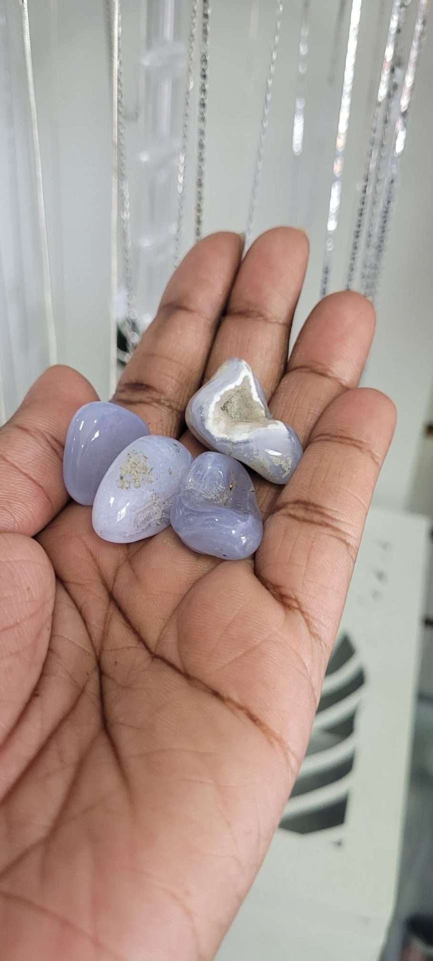 Blue Lace Agate tumble