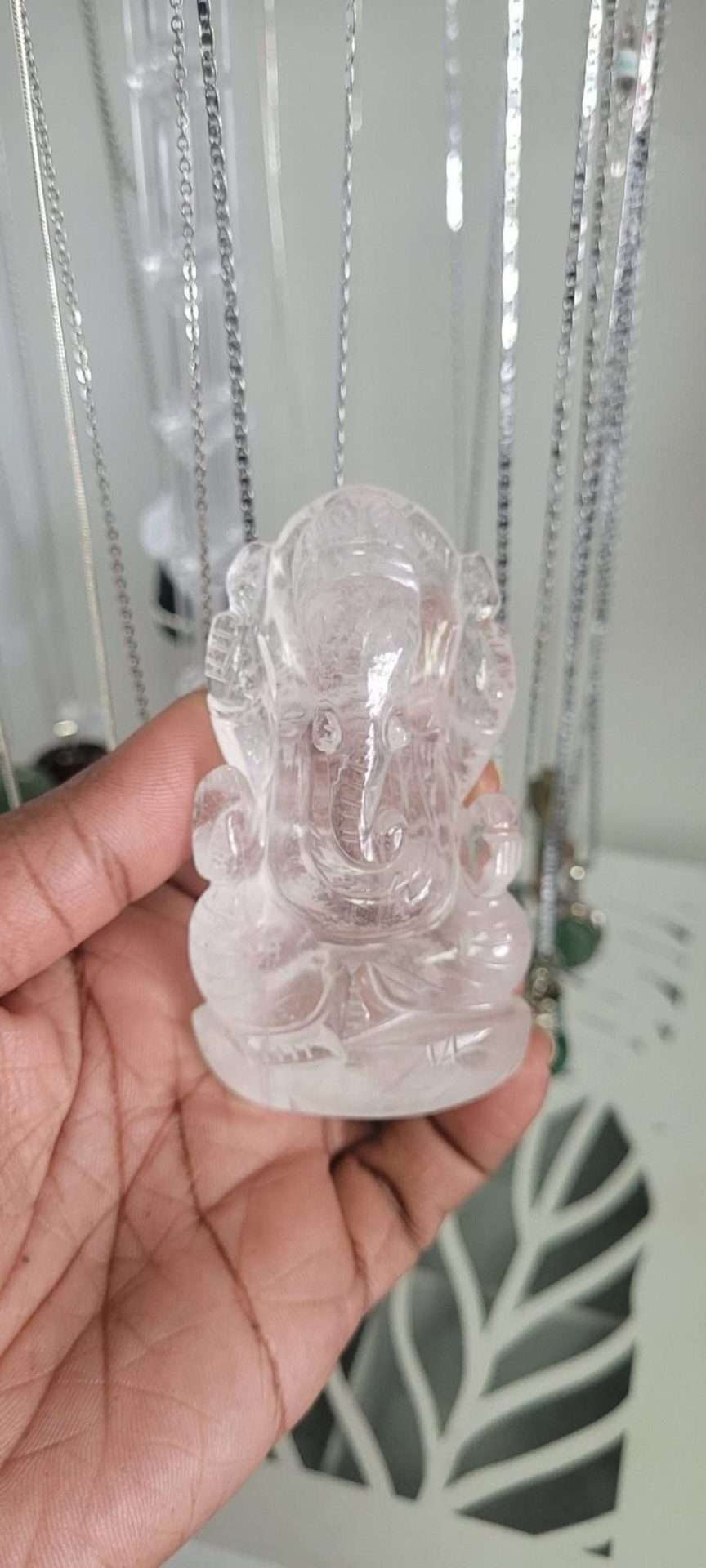 Clear Quartz Ganesha