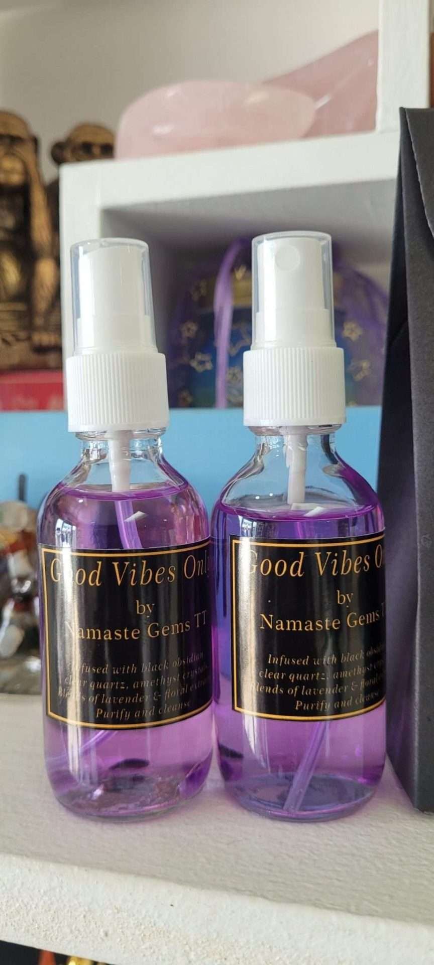 Only Good Vibes cleansing spritz