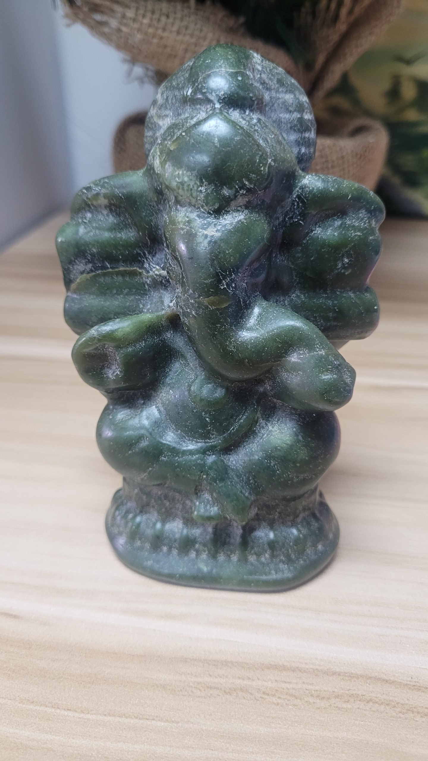 Nephrite Jade Ganesha