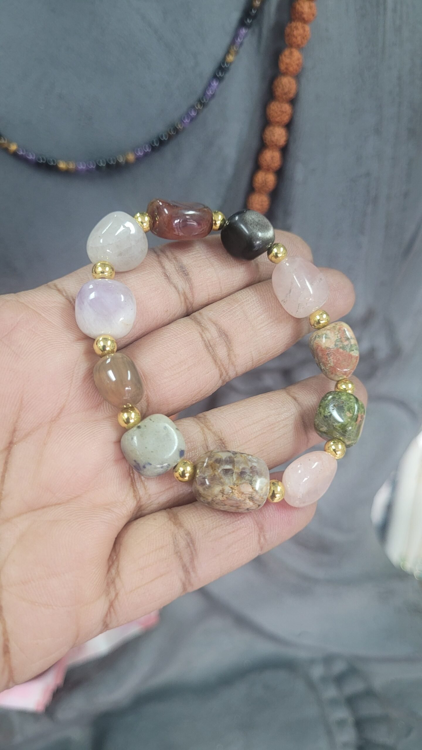 Medium mixed Tumble bracelet